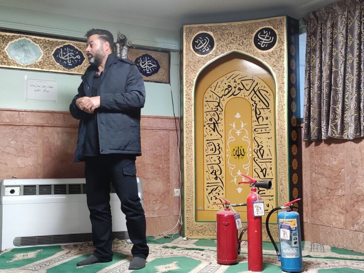 برگزاری کارگاه آموزش اطفای حریق به همت کانون هلال‌احمر دانشگاه